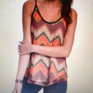 BCX Juniors Chiffon-Overlay Print